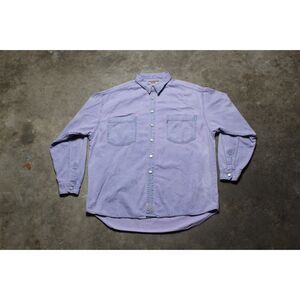 Vintage Y2K Levi's One of a Kind Over-Dyed Purple Denim Shirt - XL